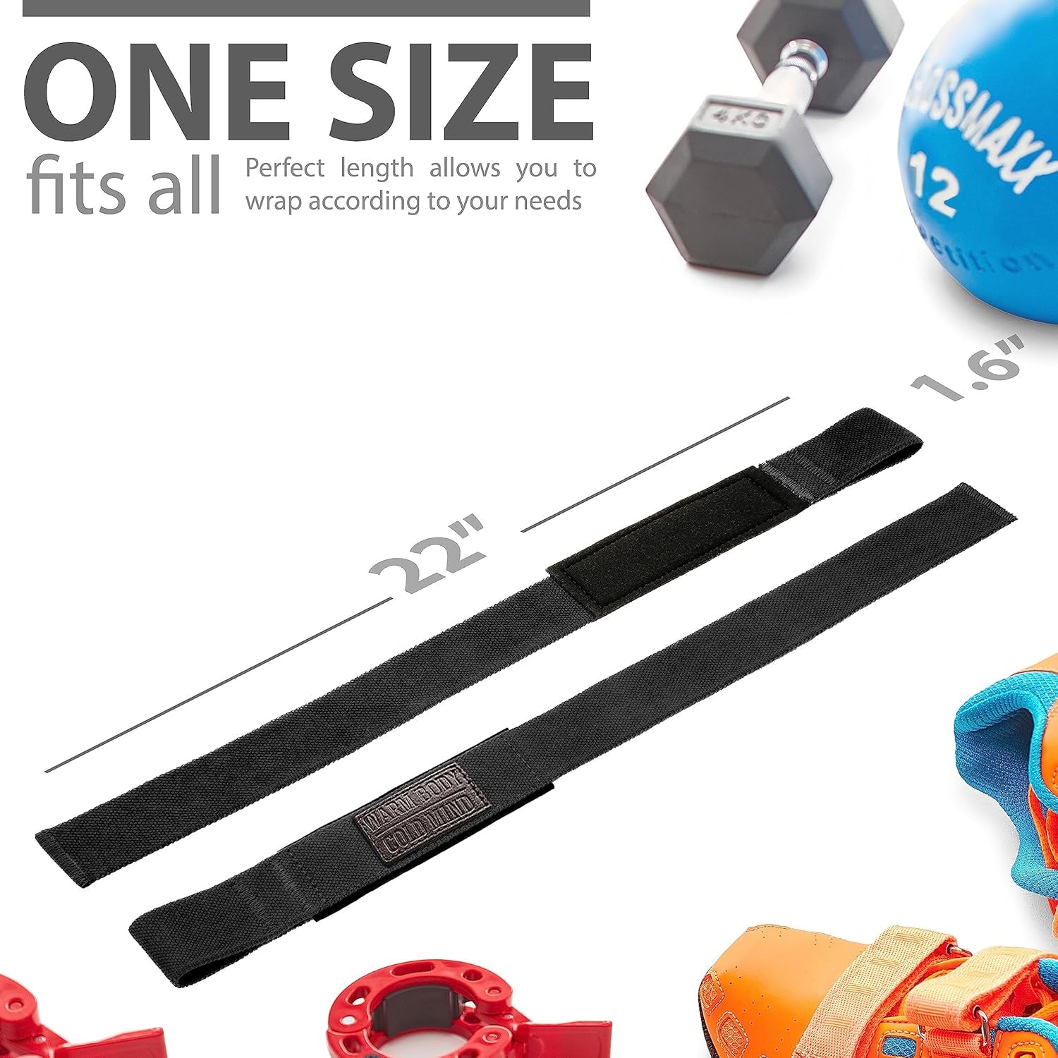 Lasso Lifting Wrist Straps - Ultimate Support for Olympic Weightlifting, Powerlifting, and Bodybuilding - Rated up to 770 lbs for Maximum Performance