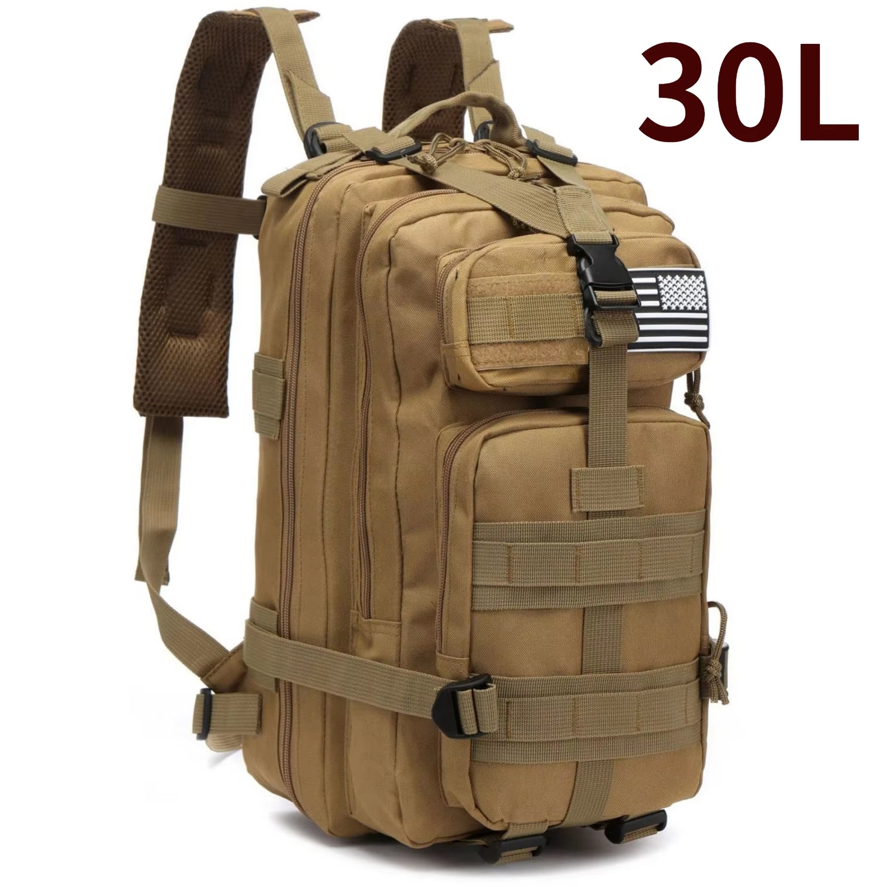 Ultimate 30L/50L 1000D Nylon Waterproof Tactical Backpack for Trekking, Fishing, and Hunting - Perfect for Outdoor Adventures!