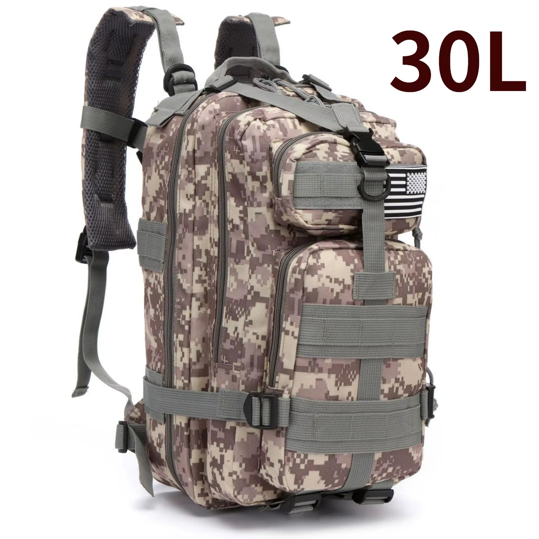 Ultimate 30L/50L 1000D Nylon Waterproof Tactical Backpack for Trekking, Fishing, and Hunting - Perfect for Outdoor Adventures!