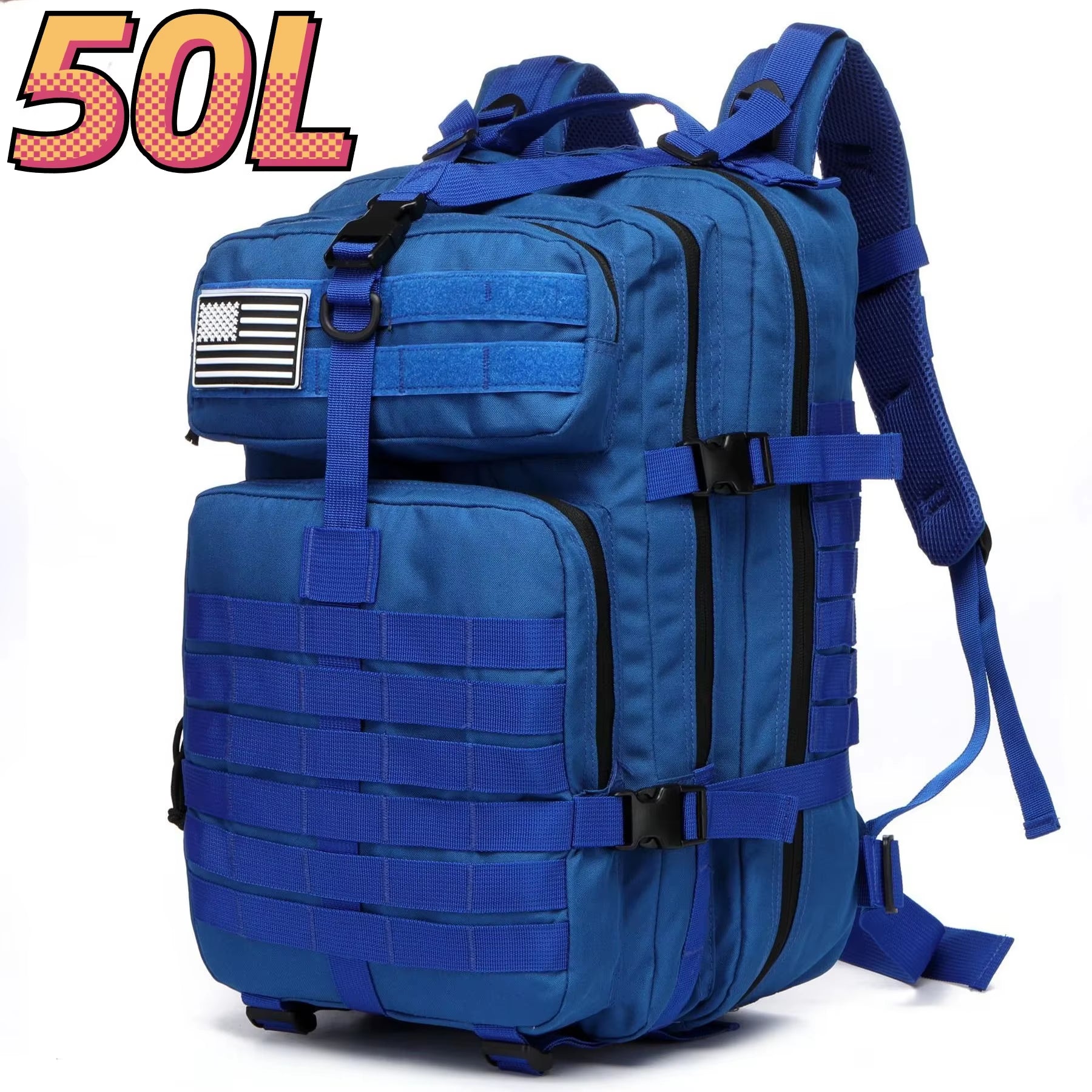 Ultimate 30L/50L 1000D Nylon Waterproof Tactical Backpack for Trekking, Fishing, and Hunting - Perfect for Outdoor Adventures!