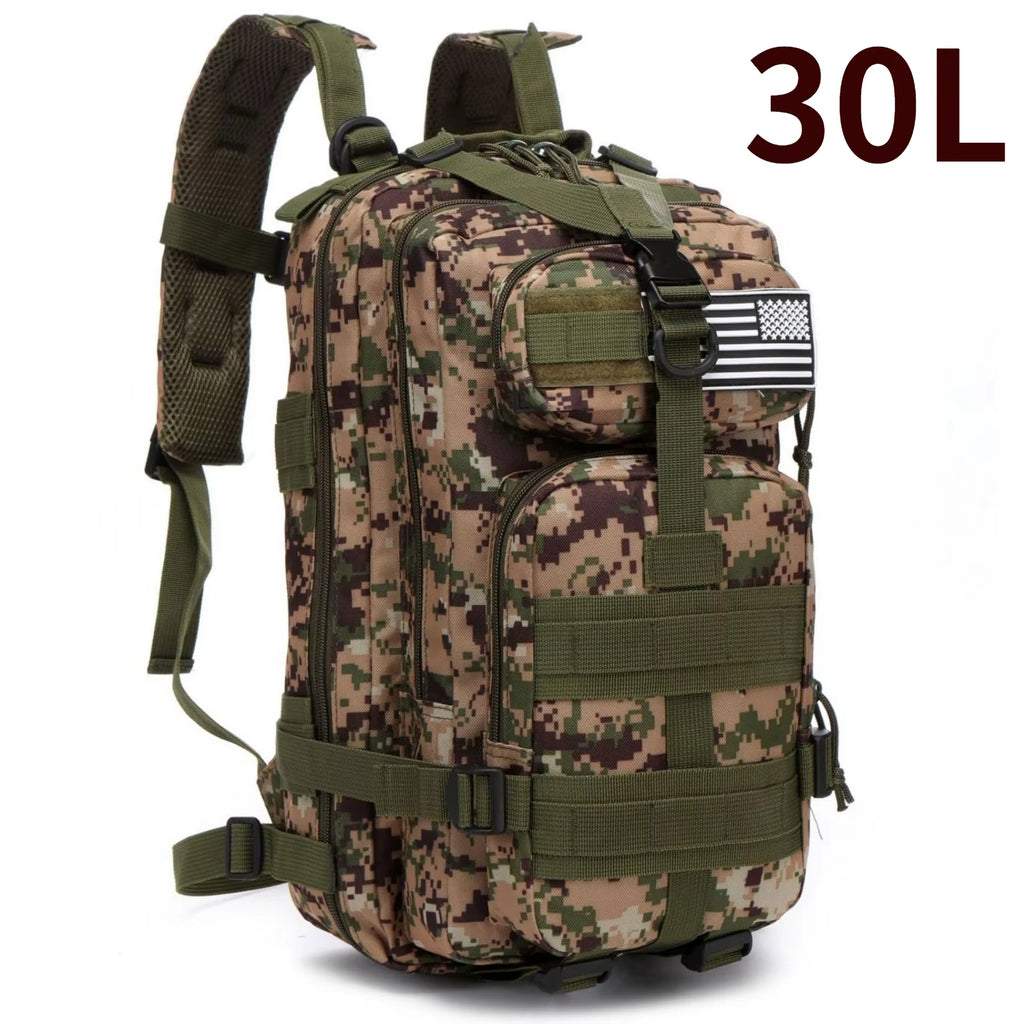 Ultimate 30L/50L 1000D Nylon Waterproof Tactical Backpack for Trekking, Fishing, and Hunting - Perfect for Outdoor Adventures!