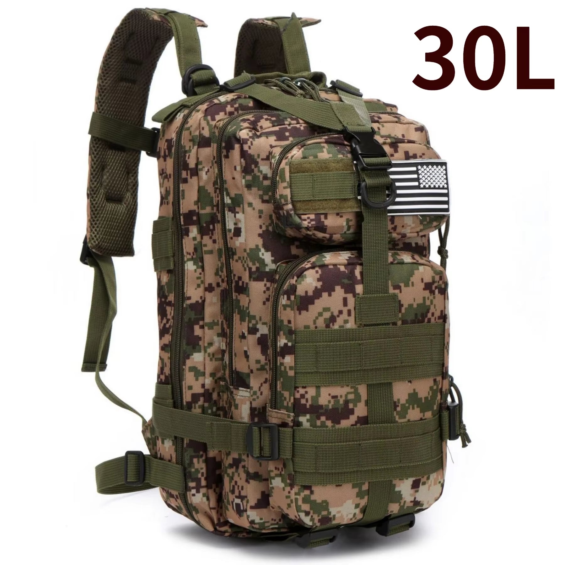 Ultimate 30L/50L 1000D Nylon Waterproof Tactical Backpack for Trekking, Fishing, and Hunting - Perfect for Outdoor Adventures!