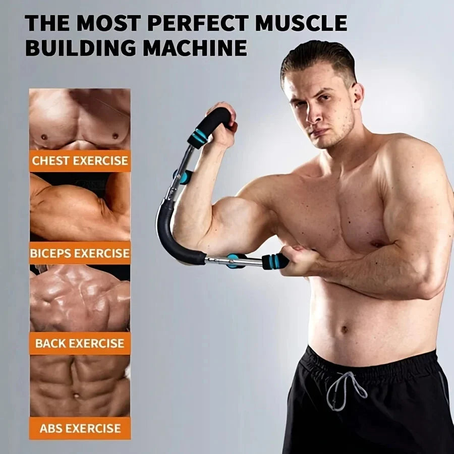 Twister Arm Trainer Arm Exerciser 60-110Lb,Adjustable Chest Expander Portable Power Twister, Arm and Chest Exerciser, Home Fitness Upper Body Workout Tool