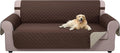 Transform Your Living Room with Our Reversible Sofa Cover – Water-Repellent Couch Protector for Pets in Coffee/Beige