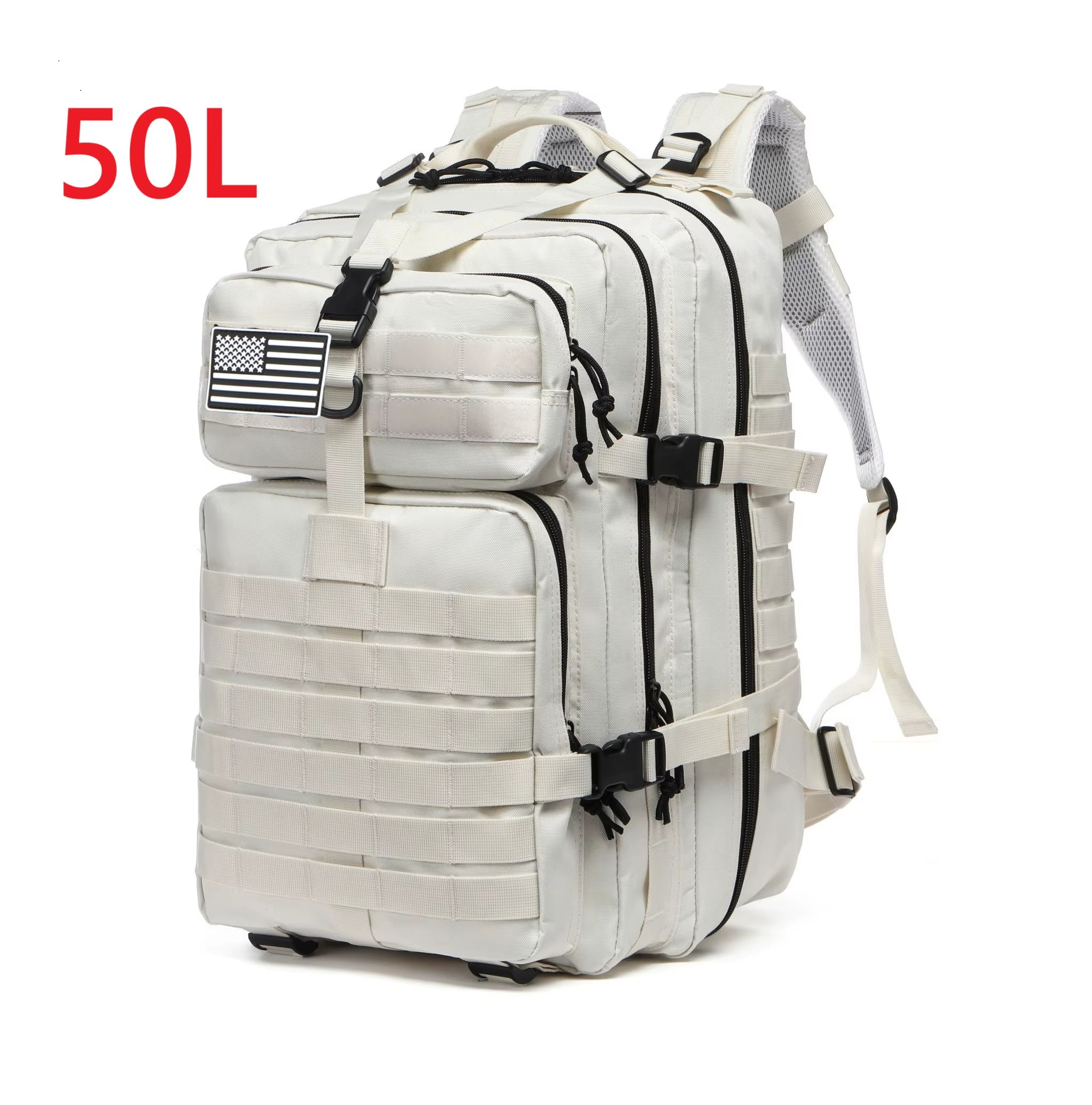 Ultimate 30L/50L 1000D Nylon Waterproof Tactical Backpack for Trekking, Fishing, and Hunting - Perfect for Outdoor Adventures!