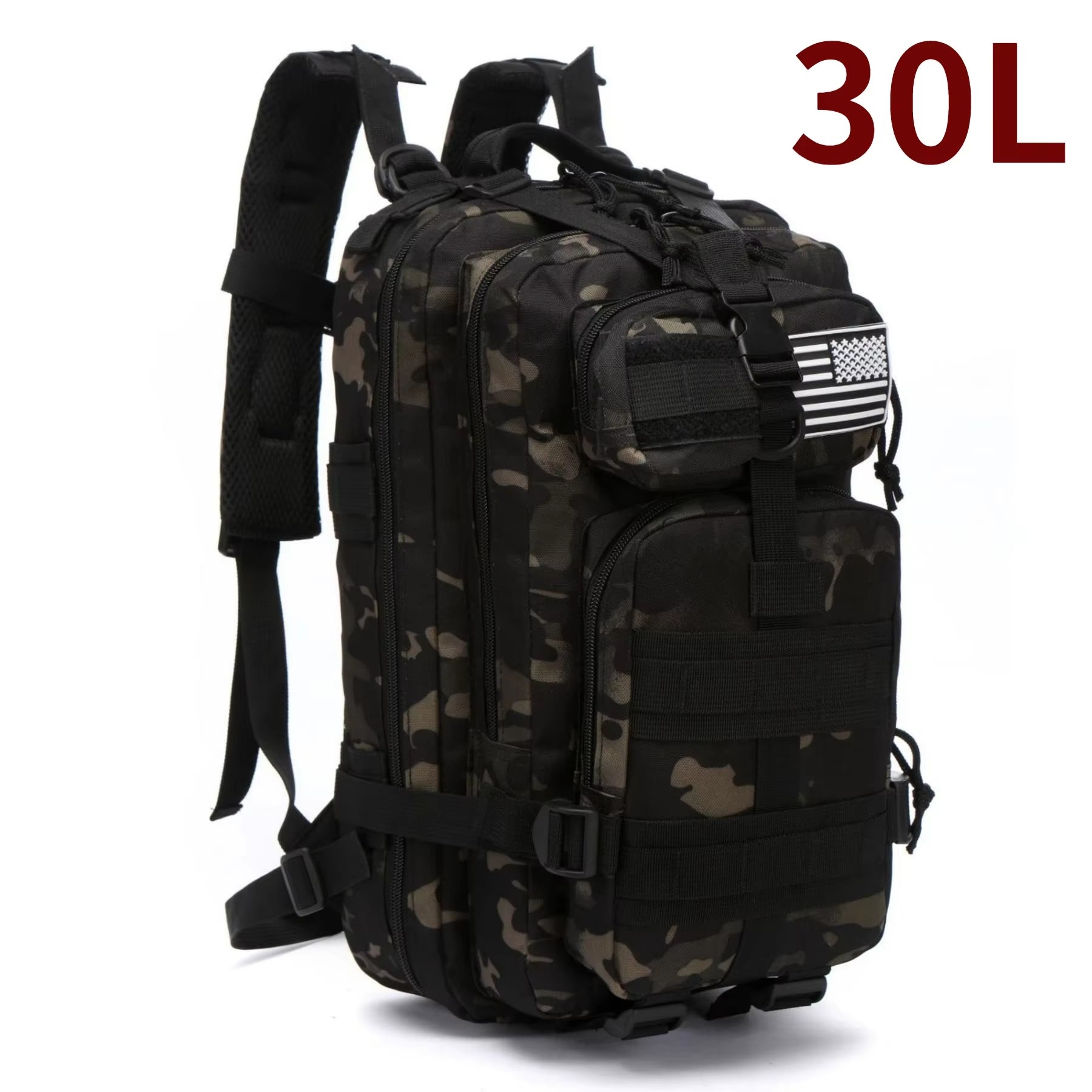 Ultimate 30L/50L 1000D Nylon Waterproof Tactical Backpack for Trekking, Fishing, and Hunting - Perfect for Outdoor Adventures!