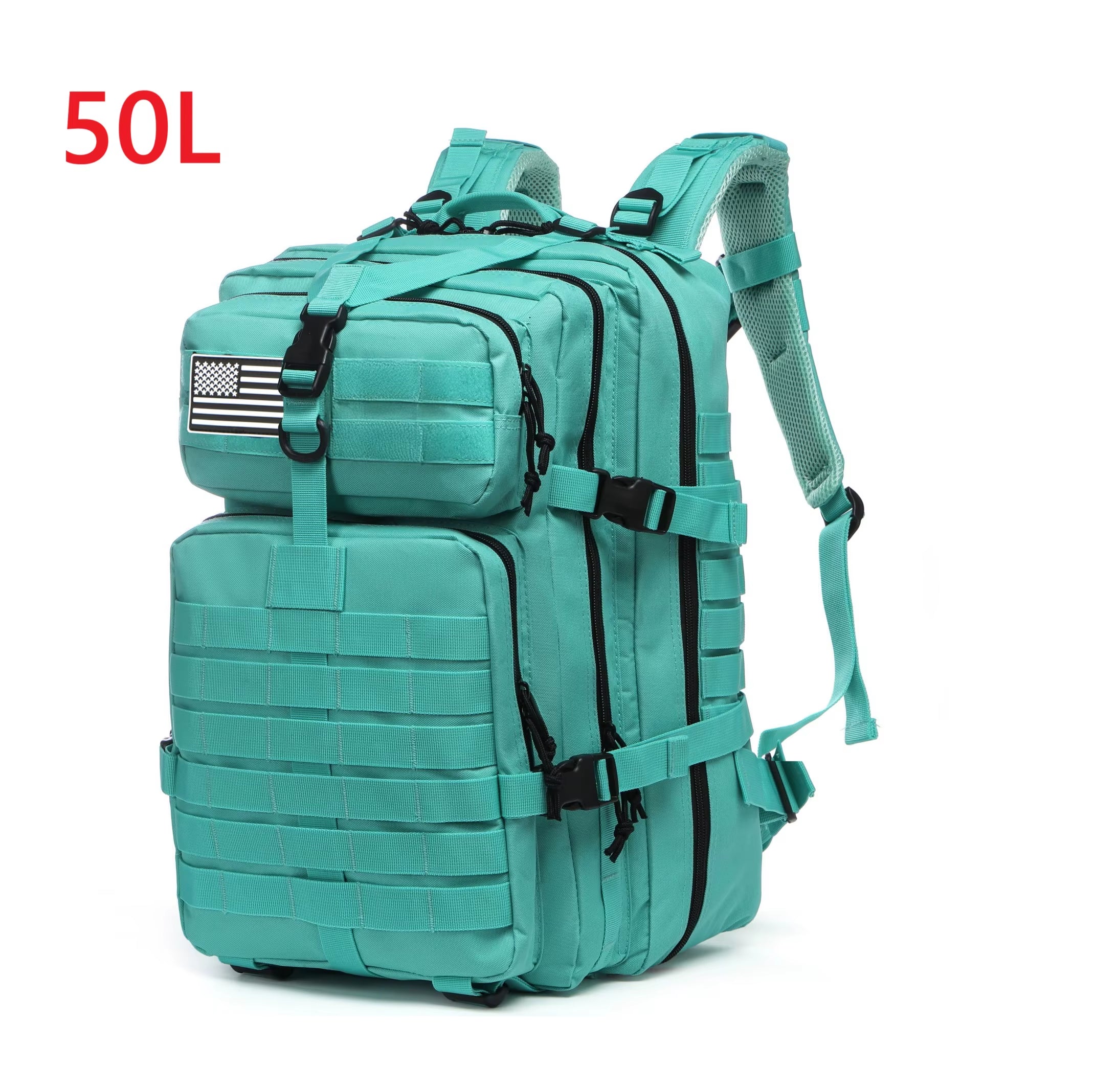 Ultimate 30L/50L 1000D Nylon Waterproof Tactical Backpack for Trekking, Fishing, and Hunting - Perfect for Outdoor Adventures!