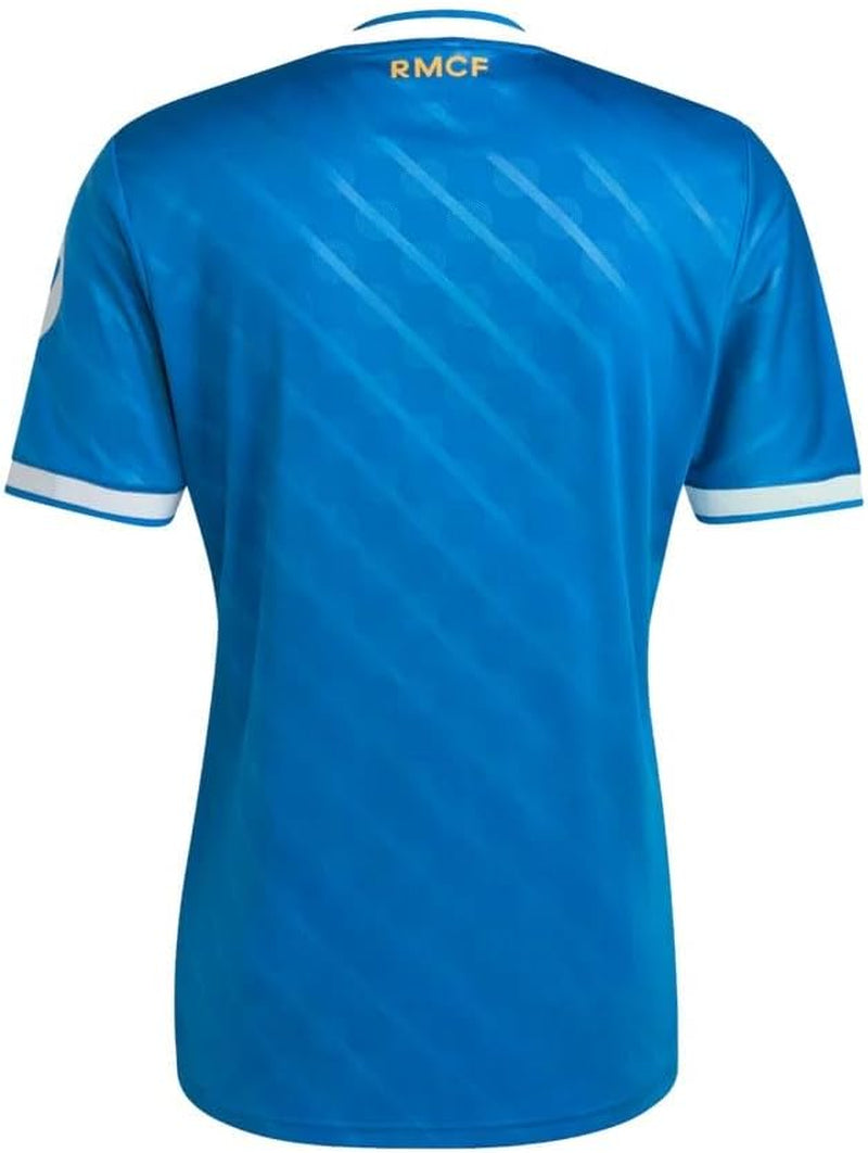 Elevate Your Game with the Real Madrid 25/26 Men's Third Jersey in Blue Bird