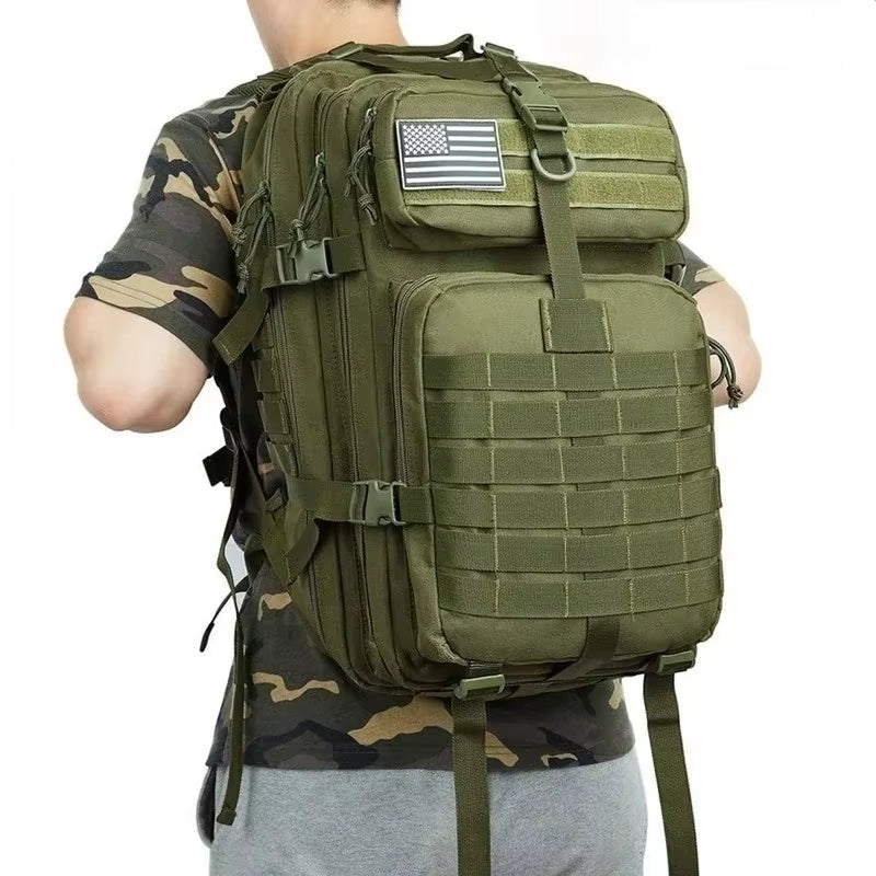 Ultimate 30L/50L 1000D Nylon Waterproof Tactical Backpack for Trekking, Fishing, and Hunting - Perfect for Outdoor Adventures!